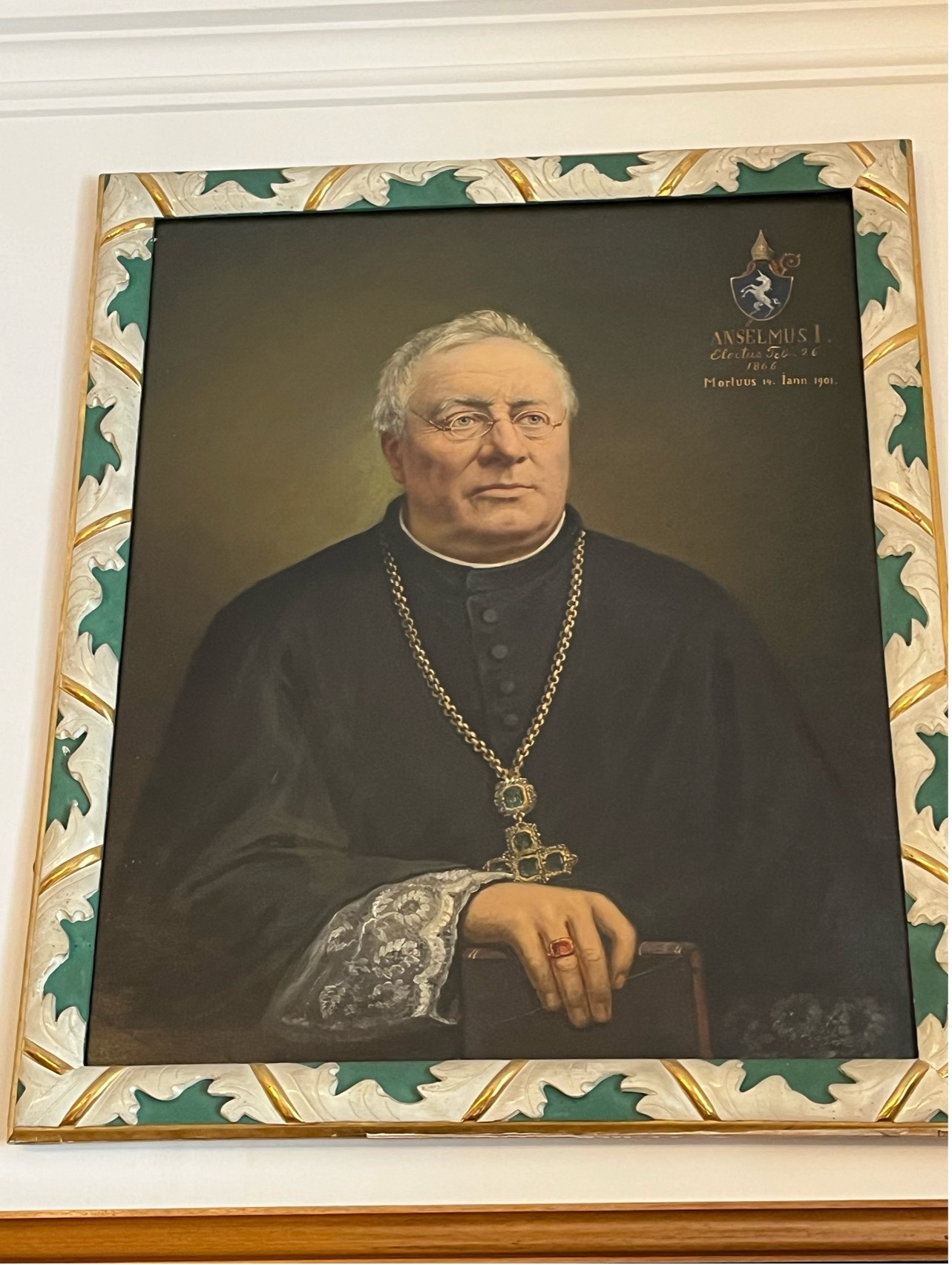 Portrait of Abbot Anselm Villager